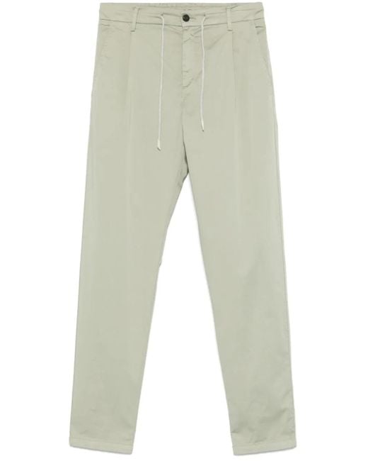 Eleventy Green Drawstring Trousers for men