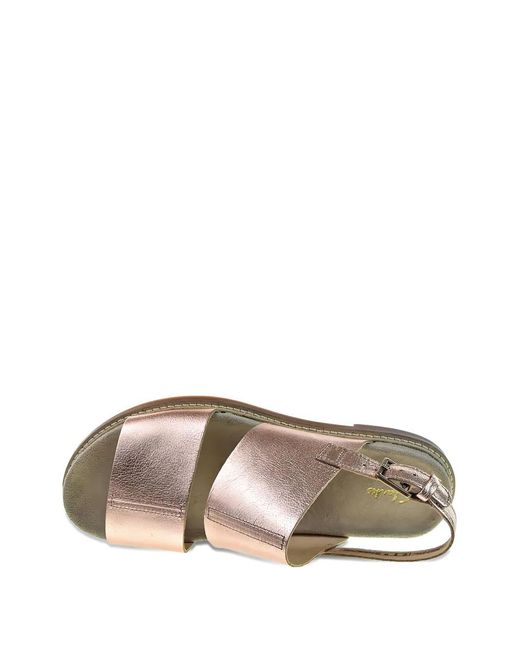 Clarks Brown Corsio Slide Buckle Strap Sandals