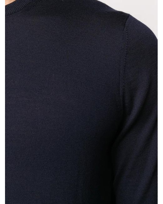 Pull Texturé Barba Napoli pour homme en coloris Blue