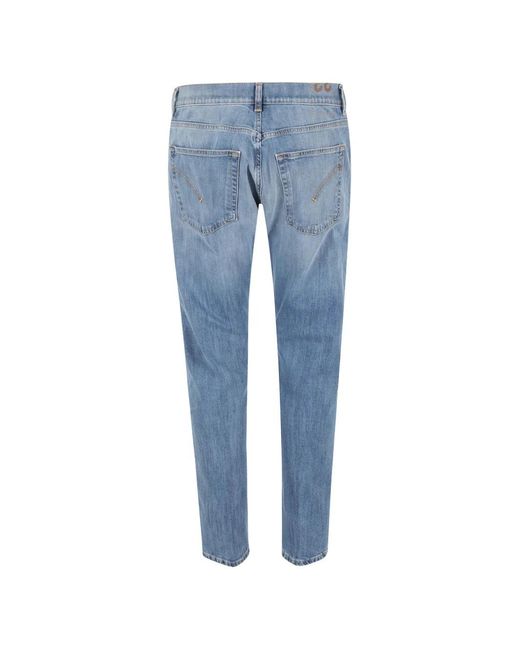 Dondup Blue Buttoned Jeans for men