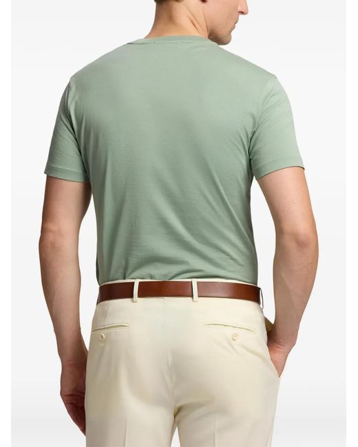 Ralph Lauren Green Lisle Crew-Neck T-Shirt for men