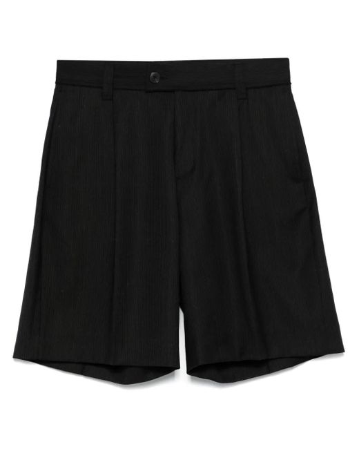 mfpen Black Classic Shorts for men