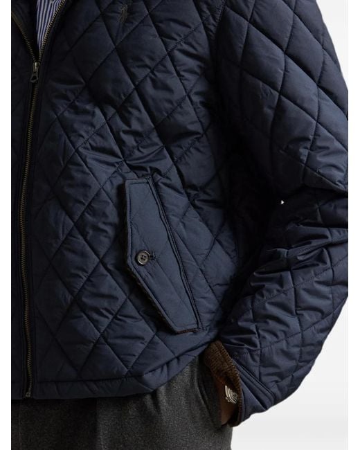 Polo Ralph Lauren Blue Quilted Jacket for men