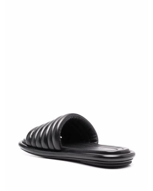 Marsèll Black Spalmata Tubular Sandals