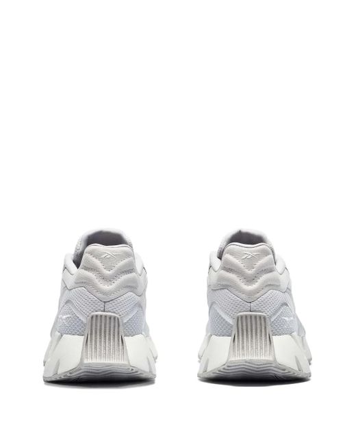Reebok White Zig Dynamica 4 Sneakers