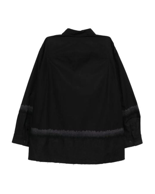CROQUIS Black Cotton Shirt for men