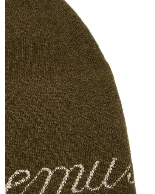 Jacquemus Green Logo Beanie for men