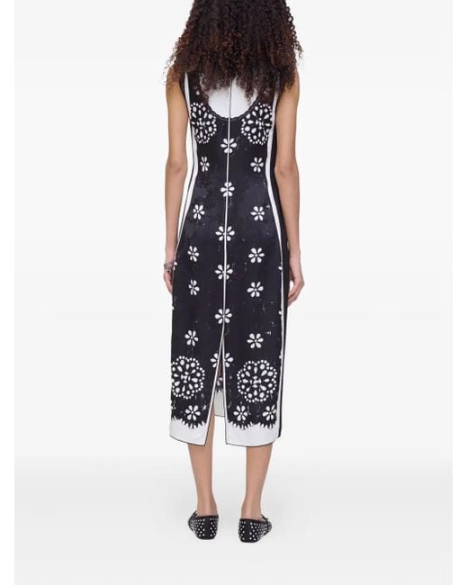 Marc Jacobs Black Eyelet-Floral Dress