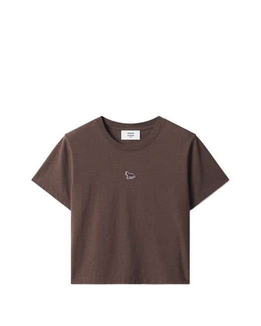 Maison Kitsuné Brown Baby Fox T-Shirt