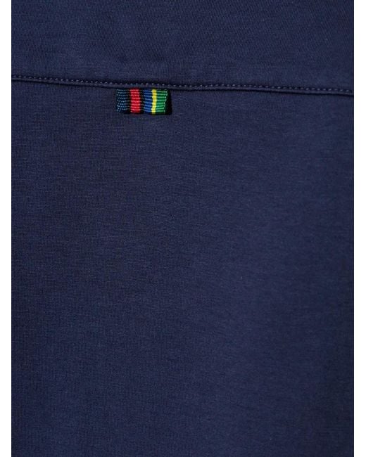 Paul Smith Blue Quilted Panel Jacket for men