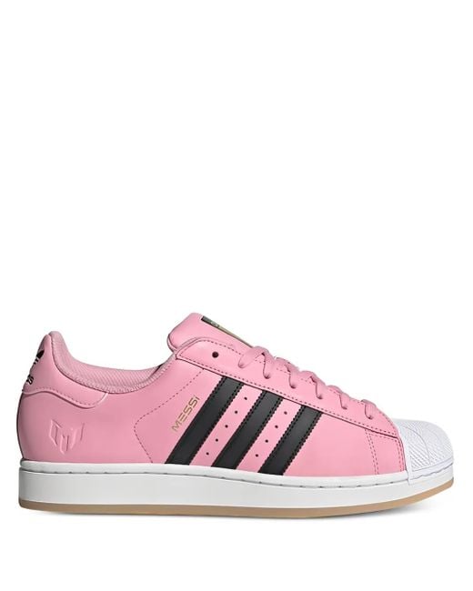 Adidas Pink Superstar Messi "Light/Core" Sneakers for men