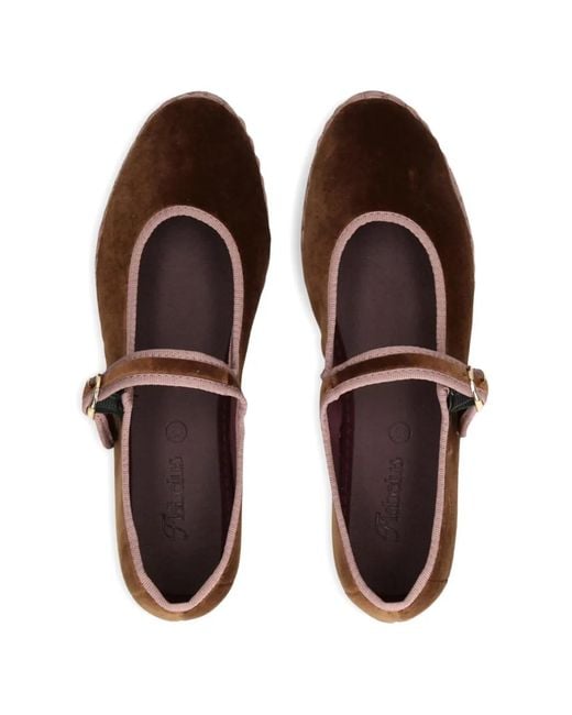Flabelus Brown Balthasar Ballet Flats