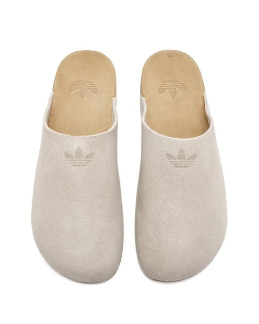 Adidas White Adimule Mules