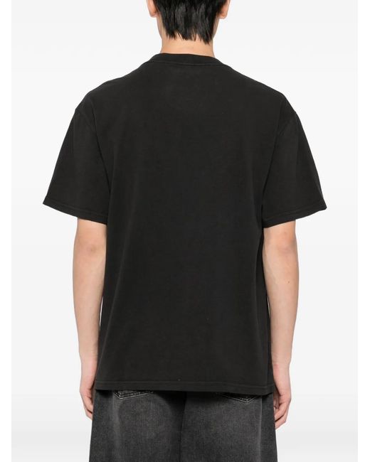 Melt Black Printed T-Shirt for men