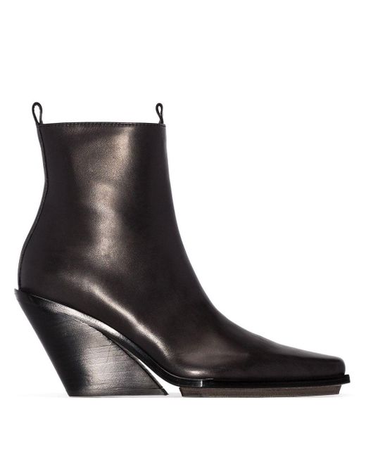 ann demeulemeester ankle boots