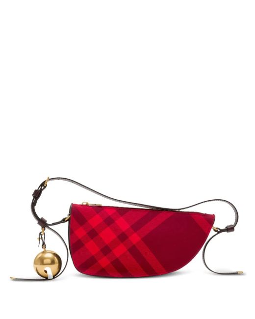 Shoulder Bags Burberry en coloris Red