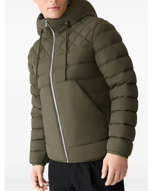 Mackage Green Bergen Quilted Jacket for men