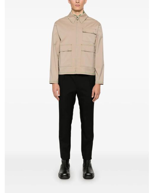 Fursac Black Wool Trousers for men