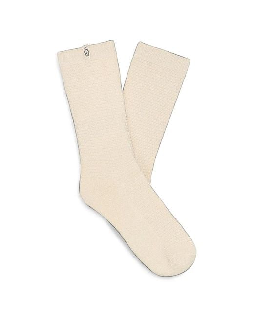Ugg White Classic Boot Socks