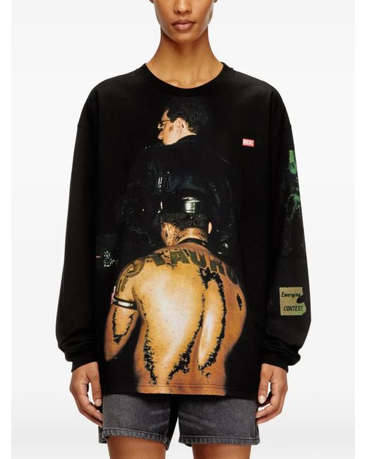 DIESEL Blue X Tom Of Finland Foundation Pr-T-Boxt-Tom T-Shirt