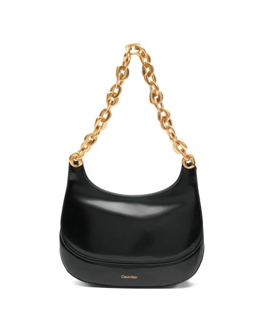 Calvin Klein Black Chain Shoulder Bag