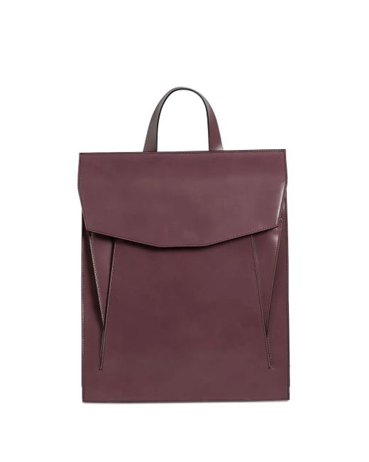 Merryl Tielman Purple Cludie Flap-Pocket Backpack