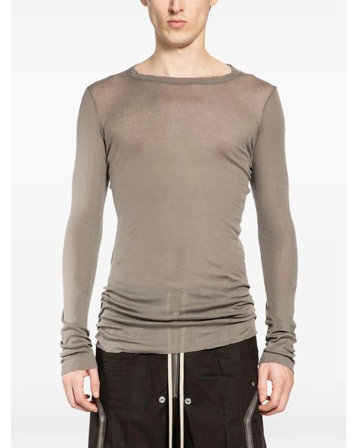 rick-owens-grey-Long-Sleeve-