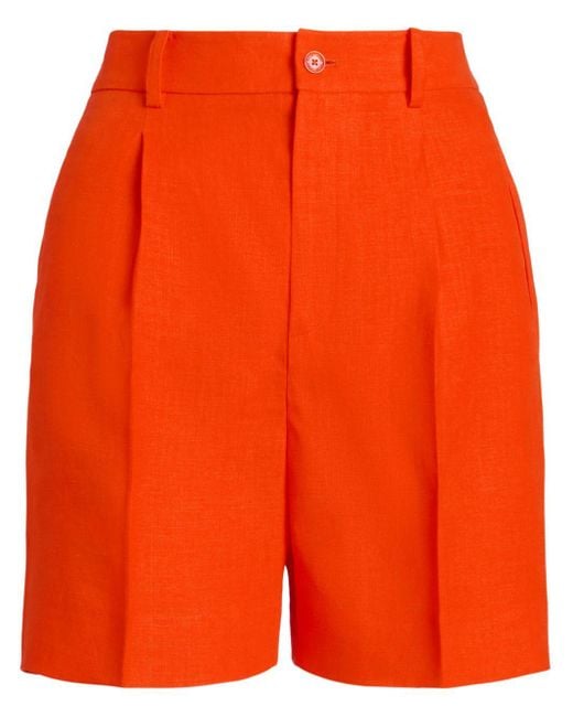 Orange ralph lauren shorts sale