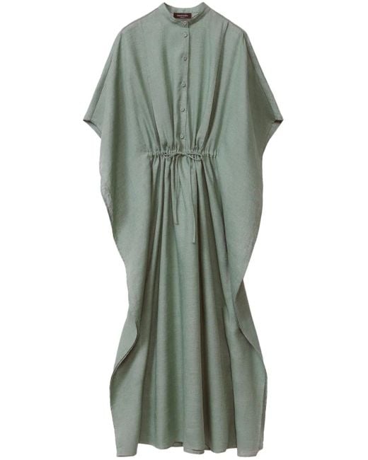 Fabiana Filippi Green Flared Midi Dress