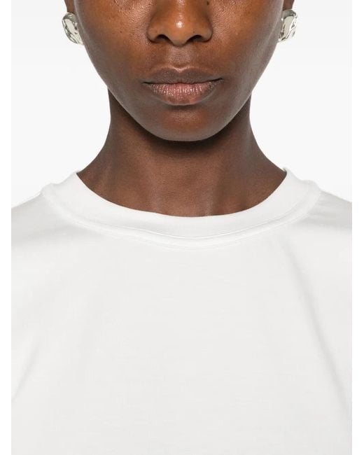 ELEH White Crew-Neck Short-Sleeve T-Shirt