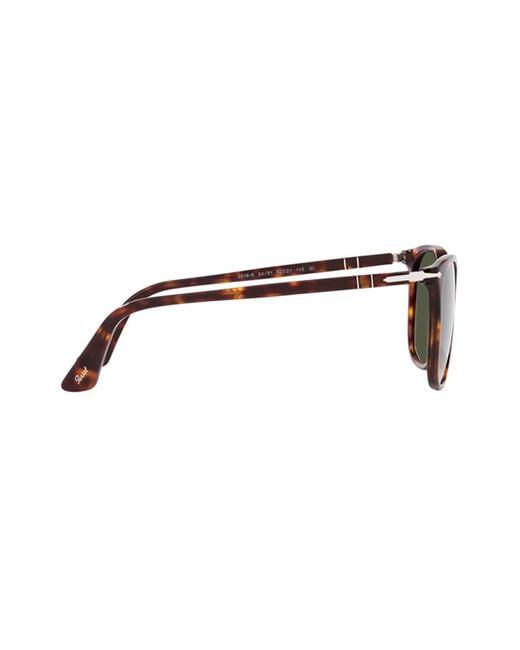 Persol Green Round-Frame Sunglasses