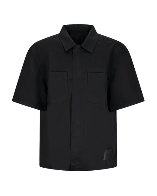 Givenchy Overhemd Met Opgestikte Zak En Korte Mouwen in het Black voor heren