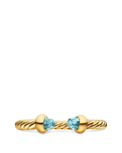 David Yurman Metallic Micro Cablespira Flex Open Ring