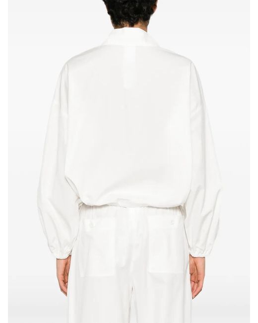 Weekend by Maxmara White Flap-Pocket Button-Up Jacket