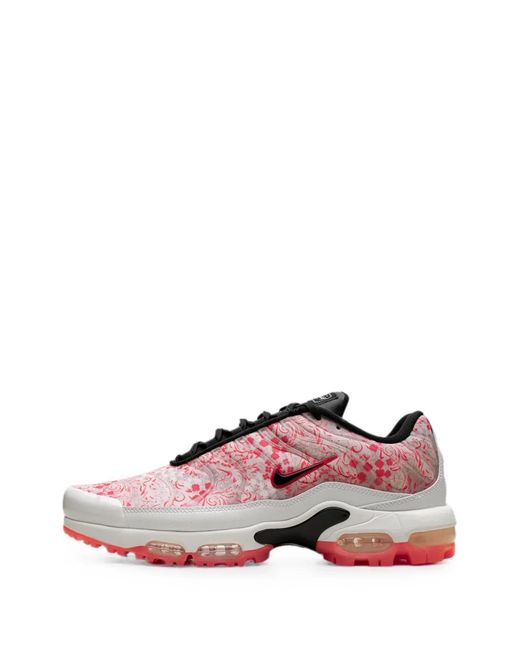 Nike Pink Air Max Plus G Floral-Print Sneakers for men