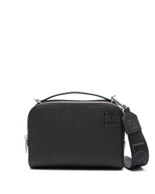 Loewe Black Mini Leather Camera Bag for men