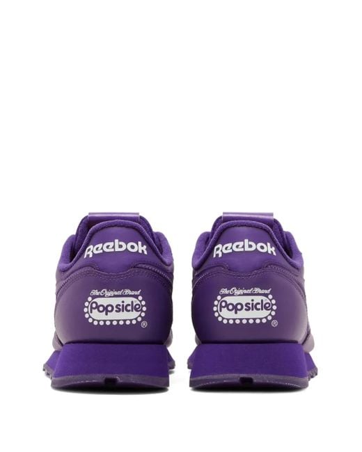 Reebok Purple Popsicle Leather Trainers for men