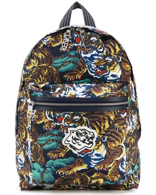 KENZO Multicolor 'flying Tiger' Backpack for men