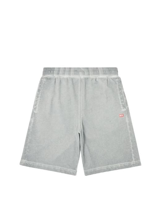 DIESEL Gray P-Crown-V1 Shorts for men