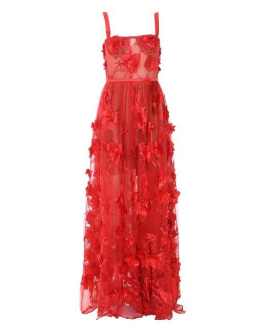 Vestido largo Anastasia Bronx and Banco de color Red