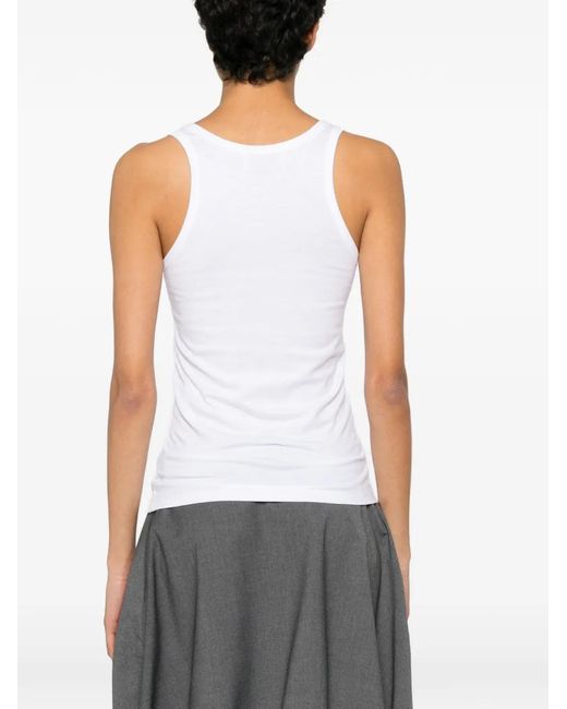 Coperni White Sleeveless Top