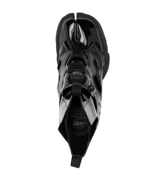 Maison Margiela Black Bottines Tabi À Plateforme
