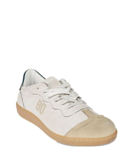 Be980 White Harvard Sneakers for men