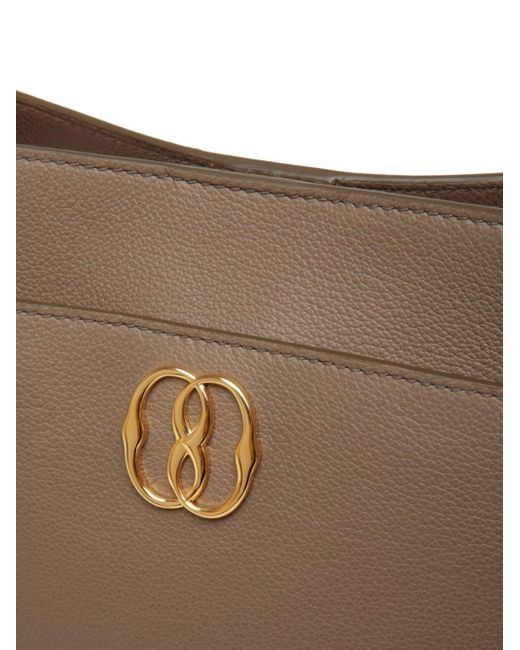 Bally Brown Emblem Logo-plaque Leather Shoulder Bag