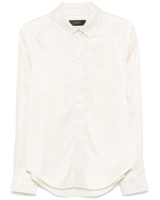 Amiri White Ma-Monogram Shirt