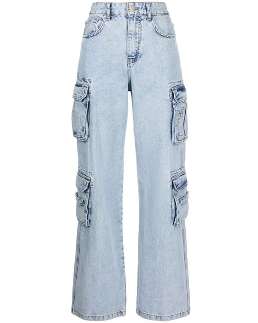 M I S B H V Blue Skater Low Rise Jeans