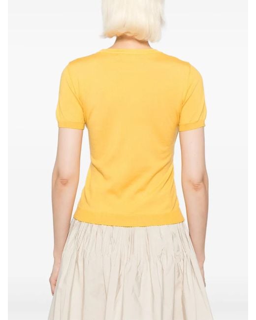 Moschino ロゴ Tシャツ Yellow