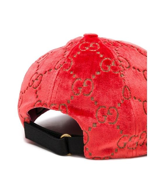 gucci velvet baseball cap