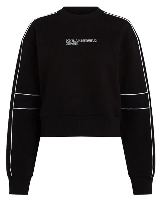 Karl Lagerfeld プリント スウェットシャツ Black