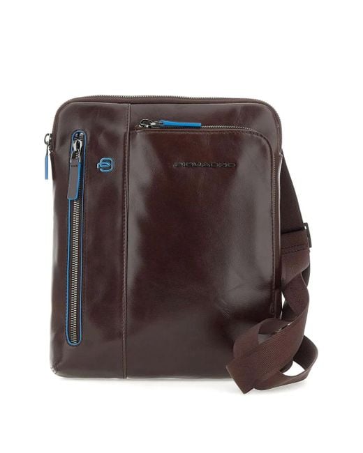 Piquadro Schultertasche mit Reißverschluss in Brown für Herren